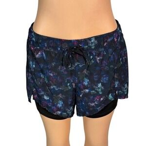 Avia Womens Athletic Shorts Multi Color Running Athletic Built in Liner Size M